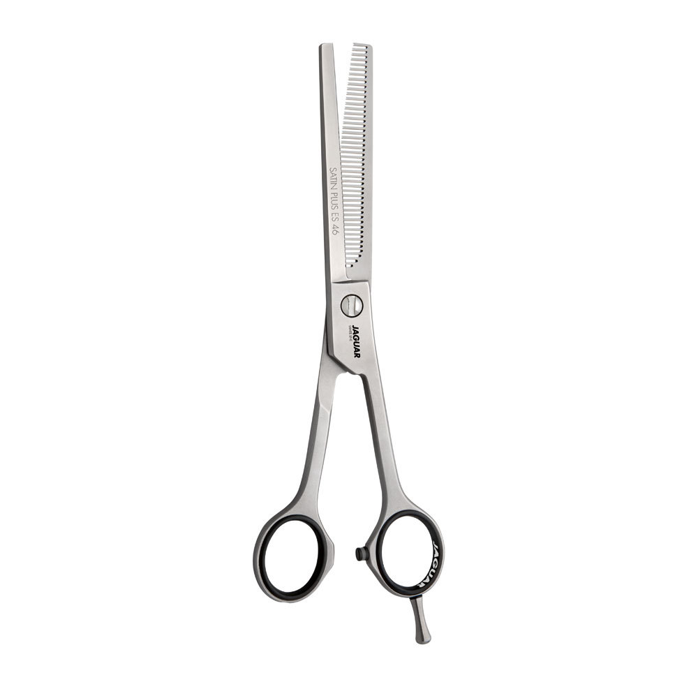 Dega偶贸wki fryzjerskie jednostronne Jaguar SATIN PLUS ES 46 6,5" WHITE LINE