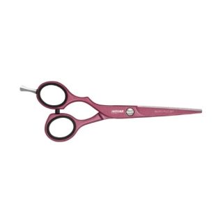 Nożyczki fryzjerskie Jaguar PASTELL PLUS offset 5,75" WHITE LINE berry LEFT