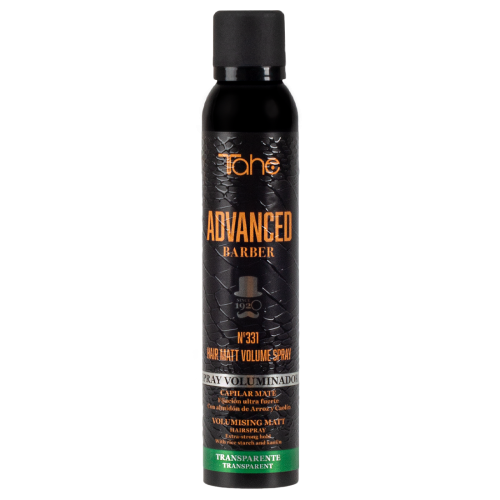 ADVANCED BARBER-Nº331 HAIR MATT VOLUME SPRAY TRANSPARENT puder matowy w sprayu nadający objętość do włosów transparentny 200 ml