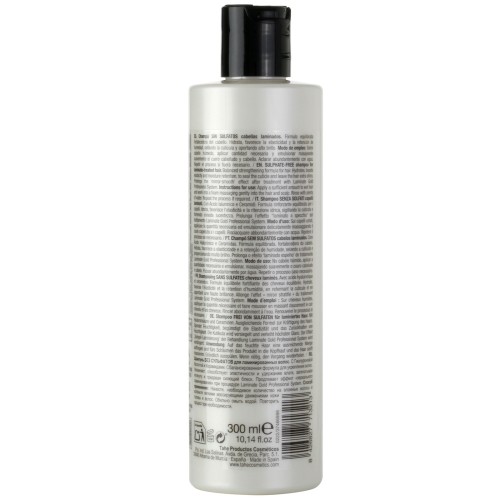 LAMINATE GOLD BIOPLASTIA BALANCE SHAMPOO Bez siarczanowy szampon do włosów prostowanych pielęgnacja domowa 300 ml - obrazek 5
